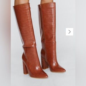 Never worn knee high boots